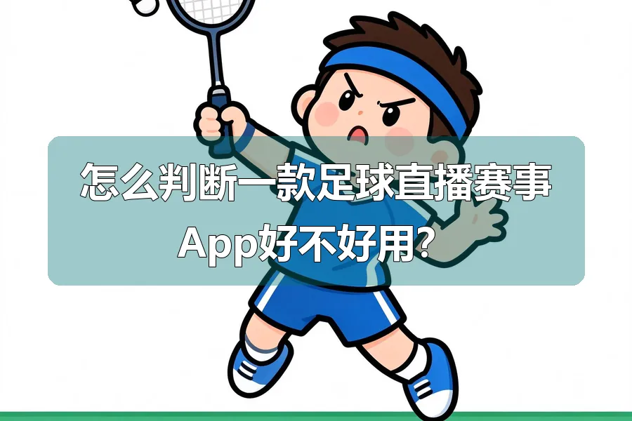 怎么判断一款足球直播赛事App好不好用？